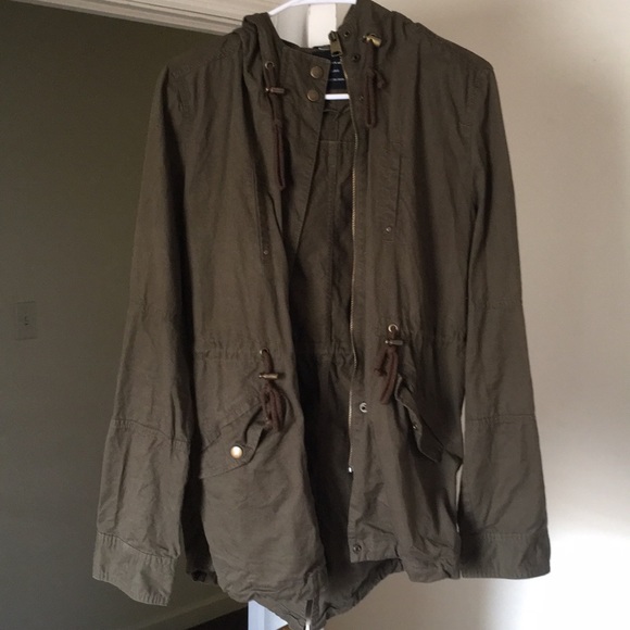 Jackets & Blazers - Green utility jacket